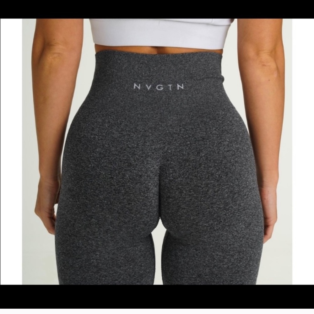 NVGTN Black Speckled NV Seamless Leggings